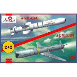 AGM-84E and AGM-84H on trolleys 