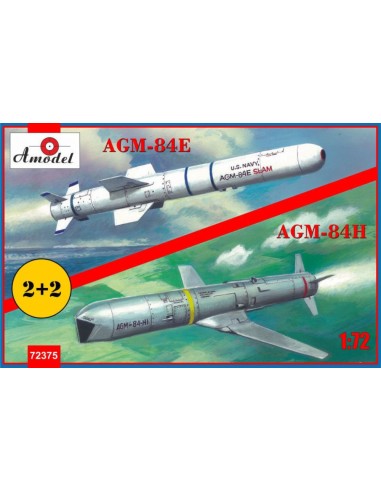 AGM-84E and AGM-84H on trolleys 