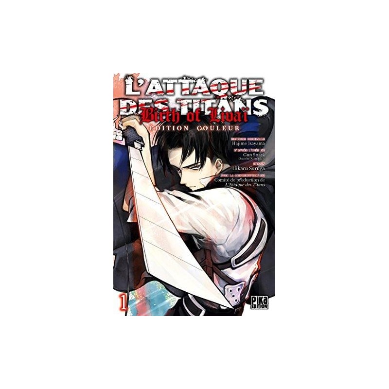 L'ATTAQUE DES TITANS - Birth of Livai - Tome 1 EDITION COULEUR