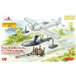 Floats & trolley for Fw-190W-2 fighter 