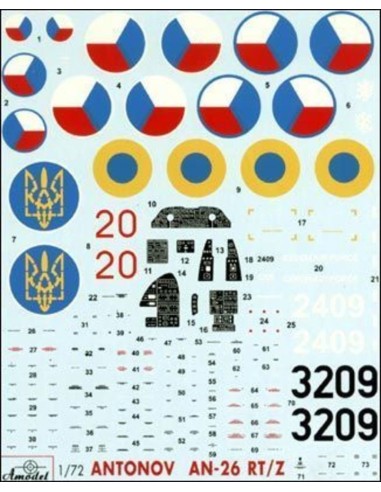 Antonov An-26 RR,RT,Z version, military 
