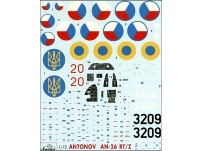 Antonov An-26 RR,RT,Z version, military 