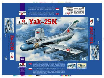 Yakovlev Yak-25M Soviet fighter 