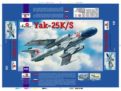 Yakovlev Yak-25K/S Soviet fighter 