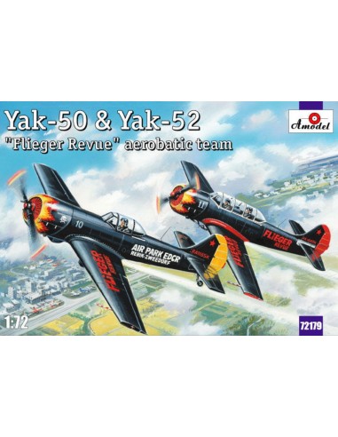 Yak-50 & Yak-52 'Flieger Revue' aerobati 