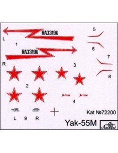 Yak-55M Soviet aerobatic aircraft 