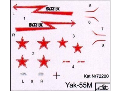 Yak-55M Soviet aerobatic aircraft 