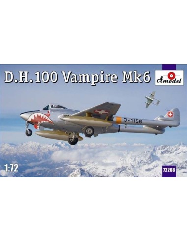 D.H.100 Vampire Mk6 RAF jet fighter 