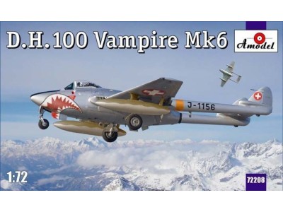 D.H.100 Vampire Mk6 RAF jet fighter 