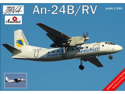 Antonov An-24B/RV Ukrainian airlines 