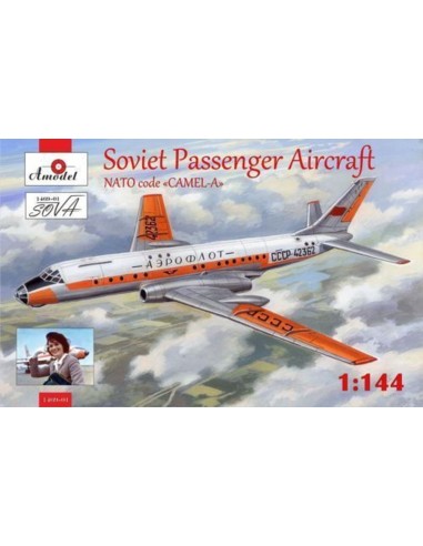 Tupolev Tu-104 airliner,Aeroflot, kit2 