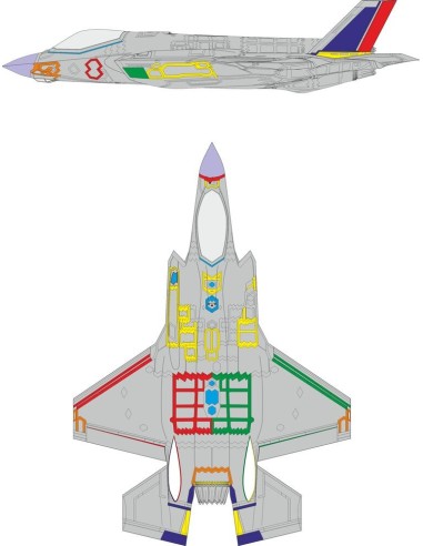 F-35A RAM coating early for Italeri 