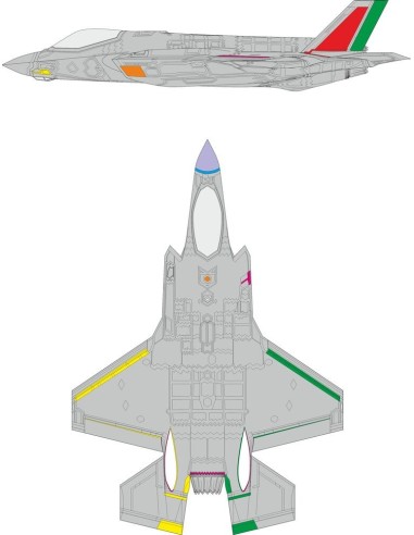 F-35A RAM coating late for Italeri 
