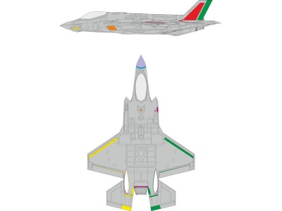 F-35A RAM coating late for Italeri 