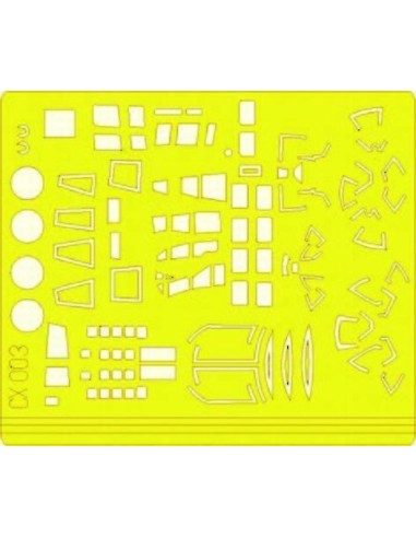 Yellow Tape Xpress Mask He-111H-6 für Hasegawa Bausatz 