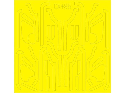 B-17G antiglare panels(VE production)for Airfix 