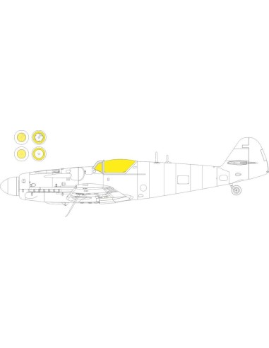 S-199 bubble canopy Weekend 1/72 EDUARD 