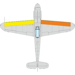 Bf 109G wings leading edge wavy lines 