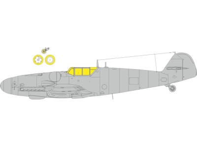 Bf 109G-6 classic canopy  EDUARD 