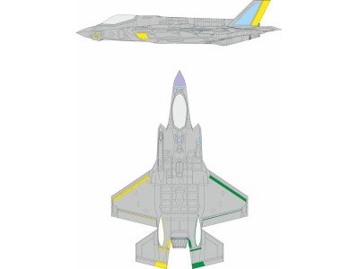 F-35A RAM coating late  REVELL 