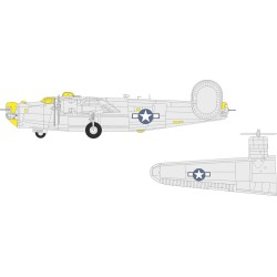 B-24J US national insignia   HASEGAWA 