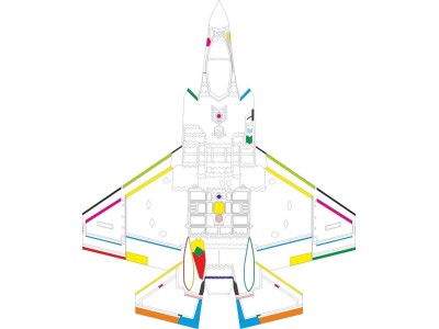 F-35C RAM coating 1/72 for Tamiya 