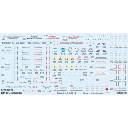 Bf 109G stencils for Eduard 