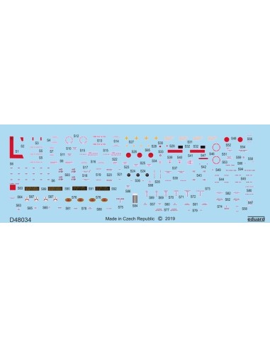 P-51D stencils for Eduard 