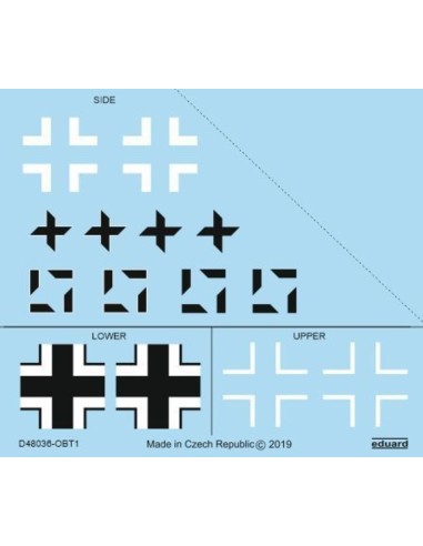 Fw 190A-8/R2 national insignia for Eduard 