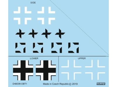 Fw 190A-8/R2 national insignia for Eduard 