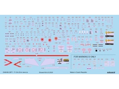 F-104J Eiko stencils f. Eduard/Hasegawa 