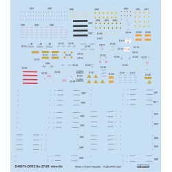 Su-27UB stencils 1/48 for ACADEMY/KITTY HAWK/GWH 