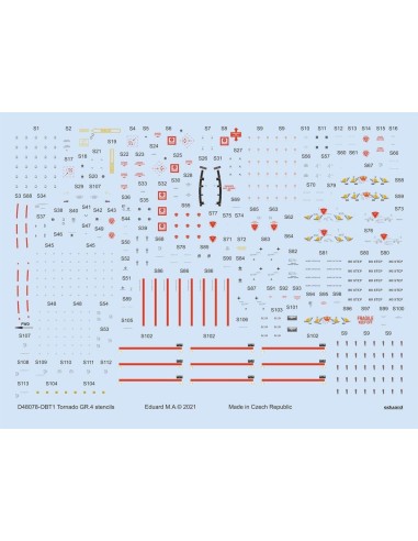 Tornado GR.4 stencils 1/48 for REVELL 