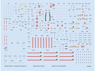 Tornado GR.4 stencils 1/48 for REVELL 