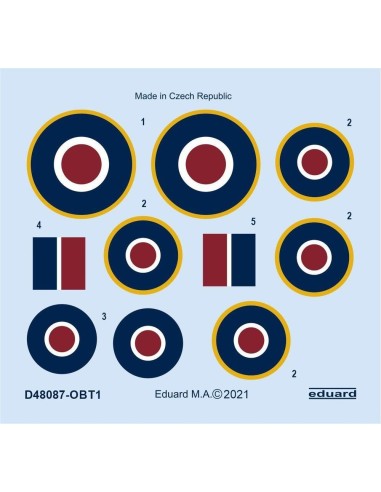 Tempest Mk.II roundels 1/48 for EDUARD/SPECIAL HOBBY 