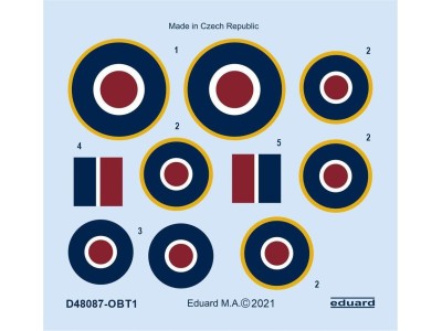 Tempest Mk.II roundels 1/48 for EDUARD/SPECIAL HOBBY 