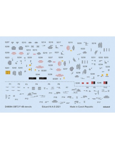 F-4B stencils for TAMIYA 