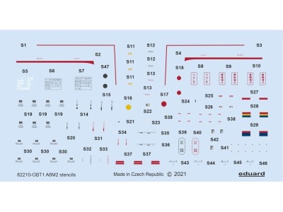 A6M2 stencils 1/48 EDUARD 