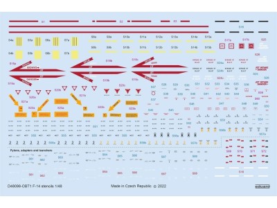 F-14 stencils for TAMIYA 
