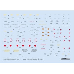 B-25J stencils 1/48 HKM 