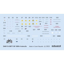 Bf 109K-4 stencils 1/48 