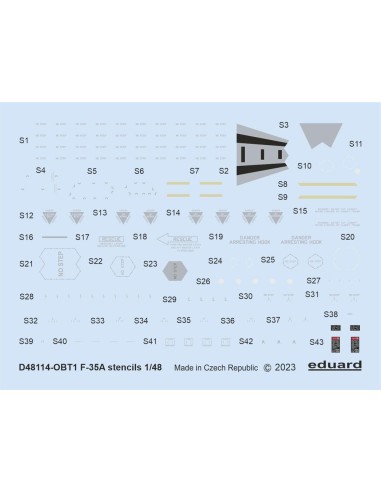 F-35A stencils 1/48 