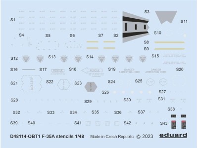 F-35A stencils 1/48 