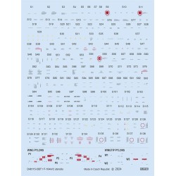 F-104A/C stencils 1/48 KINETIC 
