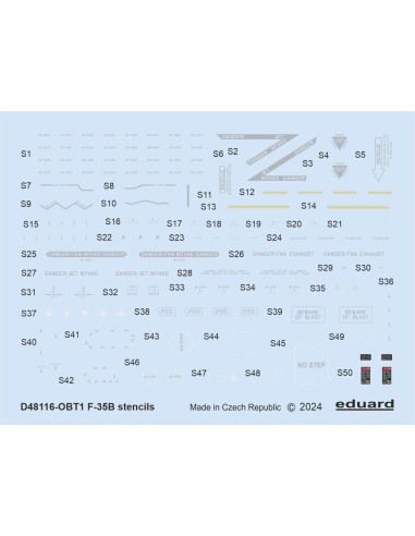 F-35B stencils 1/48 