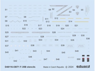 F-35B stencils 1/48 