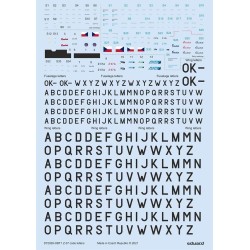 Z-37 stencils, code letters & labels for Eduard 