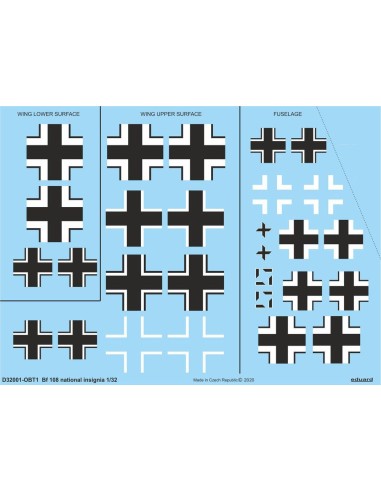Bf 108 national insignia for Eduard 