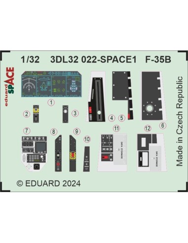 F-35A stencils 1/32 