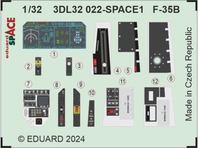F-35A stencils 1/32 